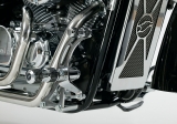 Fußrastenanlage „Round Style“ für Honda VT750 Black Widow